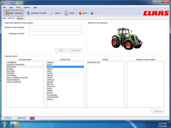 04.2022.CLAAS Parts Doc Agricultural Equipment Electronic Spare Parts Catalogue