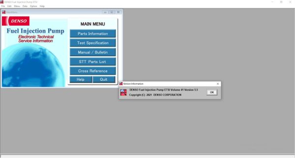 DENSO [ 06.2021] Fuel Injection Pump ETSI  Download  and Installation Guide