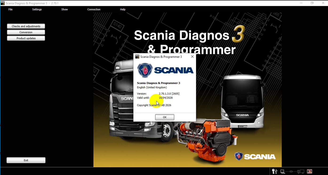 2026.04 Scania SDP3 2.70.1 Marine & Industry Diagnostic Software Download and Installation