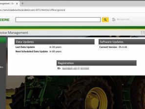 Latest version John Deere Service Advisor 5.4.44 AG/CF Diagnostic Software