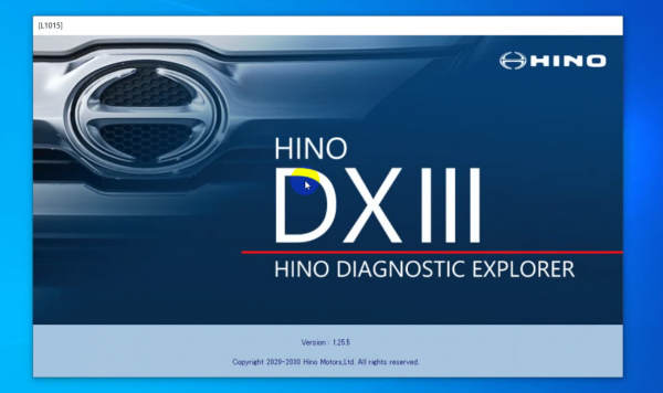 (05.2025) HINO DX3 DX III 1.25.5 Truck Diagnostic Software Installation Service