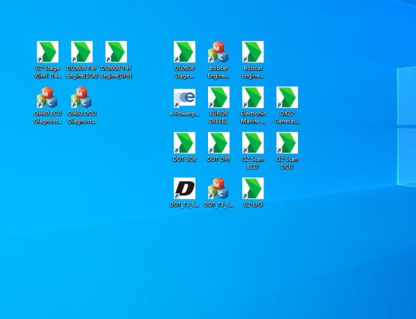 Doosan Machine Engine Diagnostic Software Package 2024 One PC Installation
