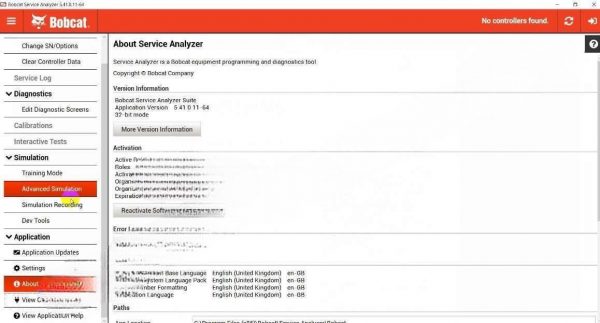 Bobcat Service Analyzer 5.41.0.11 [2025.02]