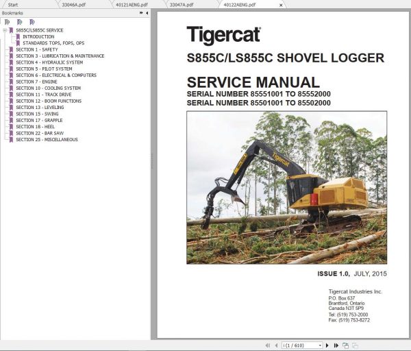 Tigercat EPC Spare Parts Catalog 06.2025 VMWARE
