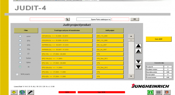 Jungheinrich JETI Judit-4 v4.37.009 Diagnostic Software10.2024 Download  + Installation