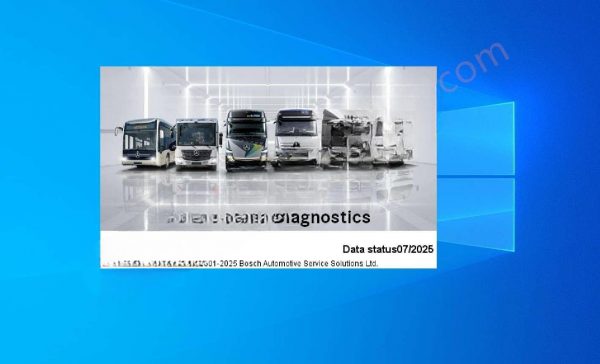 Daimler Truck Offline Diagnostic Software for Benz Work With C6（VCI)  07.2025