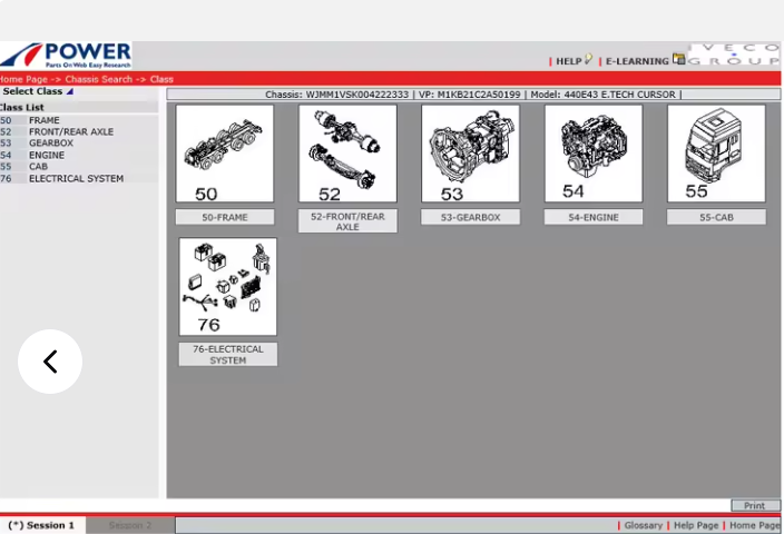 2025 Q1 IVECO Power EPC for Truck & Bus Download and installation services - Image 3