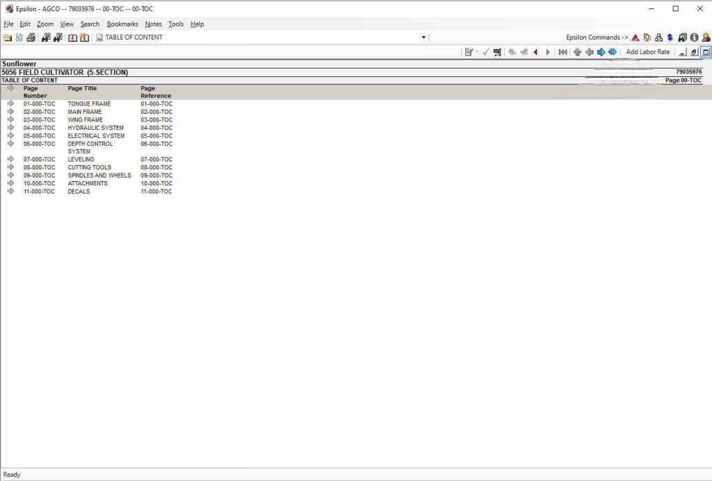 01.2021 AGCO (Sunflower )Europe Parts Books & Workshop Service Manuals - Image 3