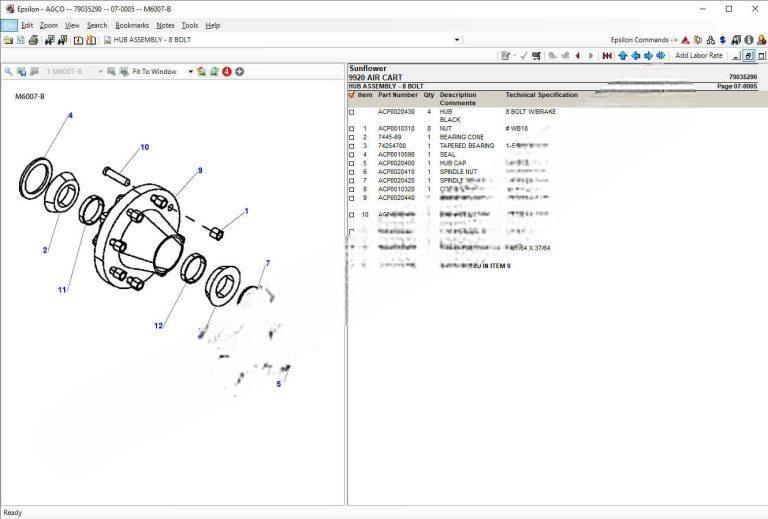 01.2021 AGCO (Sunflower )Europe Parts Books & Workshop Service Manuals - Image 5