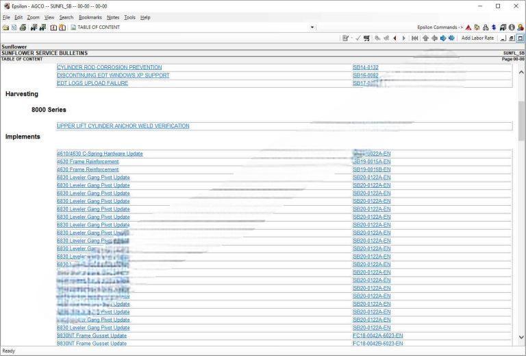 01.2021 AGCO (Sunflower )Europe Parts Books & Workshop Service Manuals - Image 6