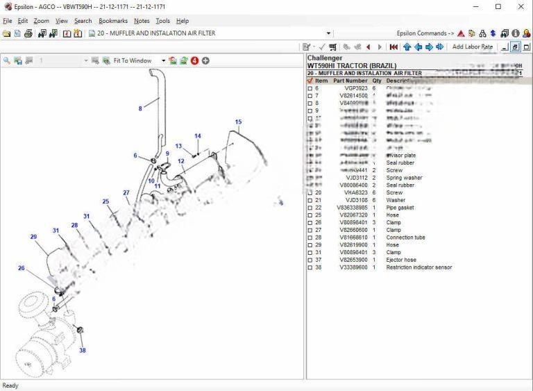 01.2021 AGCO Challenger Europe UK Parts Books & Workshop Service Manuals - Image 6