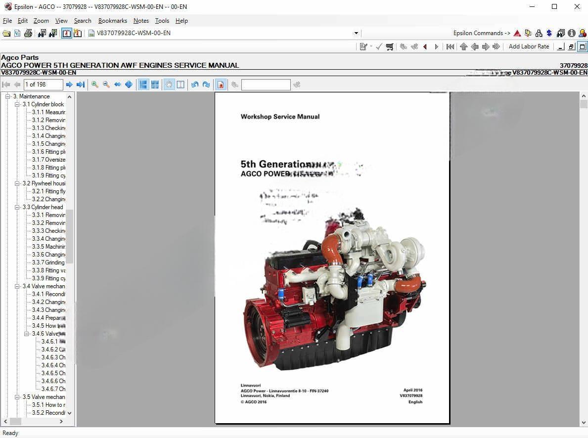 01.2021 AGCO Parts Europe UK Parts Documents & Workshop Service Manuals - Image 2