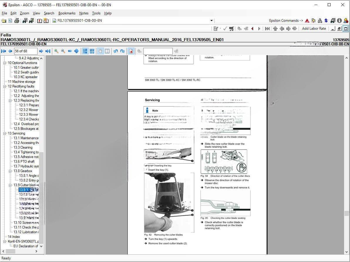 01.2021 AGCO Fella Europe Parts Books+Workshop Service Manuals - Image 7