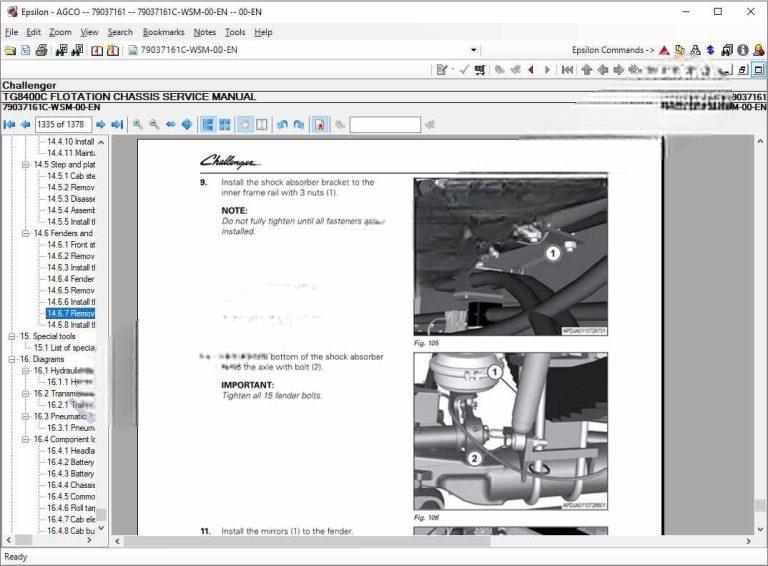 01.2021 AGCO Challenger Europe UK Parts Books & Workshop Service Manuals - Image 7