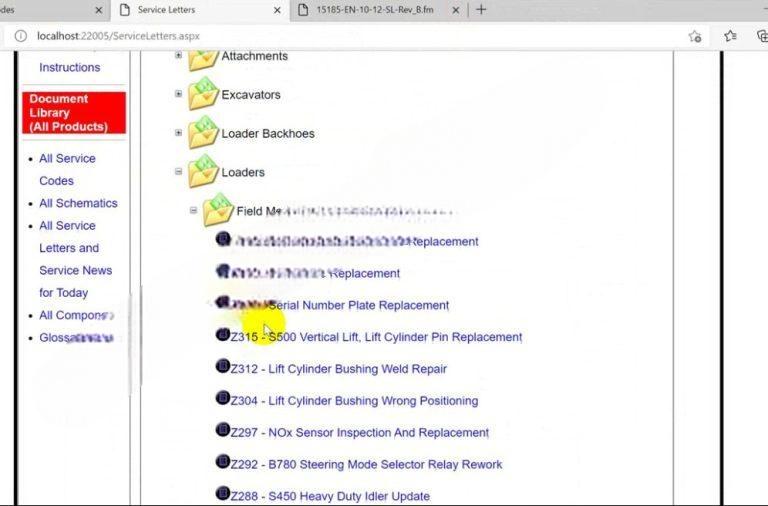Bobcat BATS 01.2022 Advanced Troubleshooting System v2.4 - Image 7