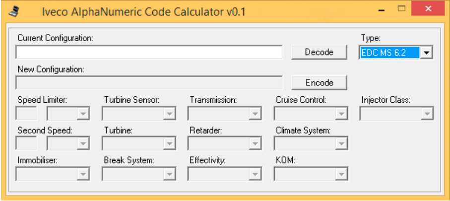 IVECO Alphanumeric Code Calculator v0.1 Download