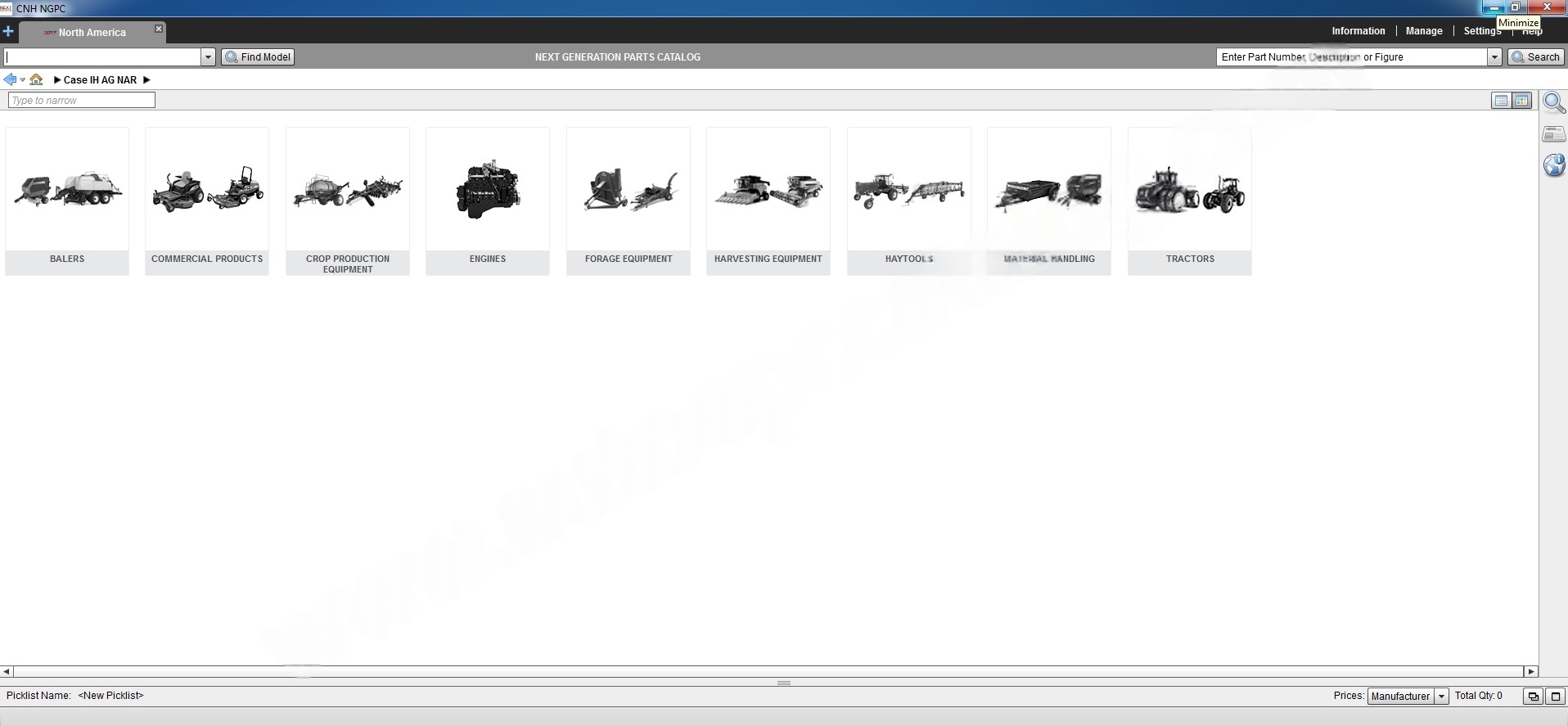 (2018.11 ) CASE IH NGPC Agriculture North American Electrical Parts Catalogue - Image 3
