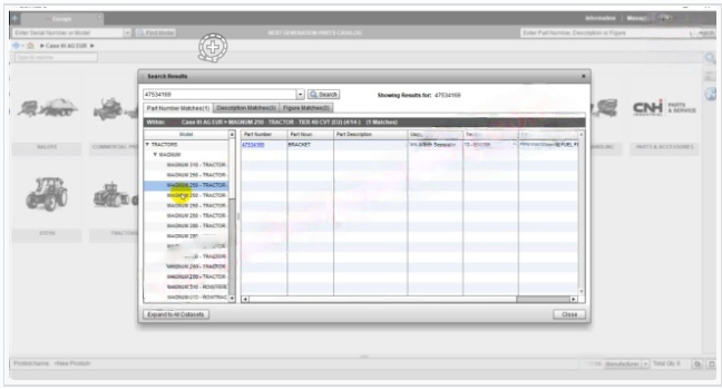 CNH's Case CE EUR 07/2019 EPC Electrical Spare Parts Catalogue - Image 7