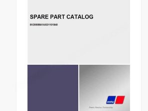 MTU Series 4000 FPP MDEC Marine Blueline System Technical Documentation