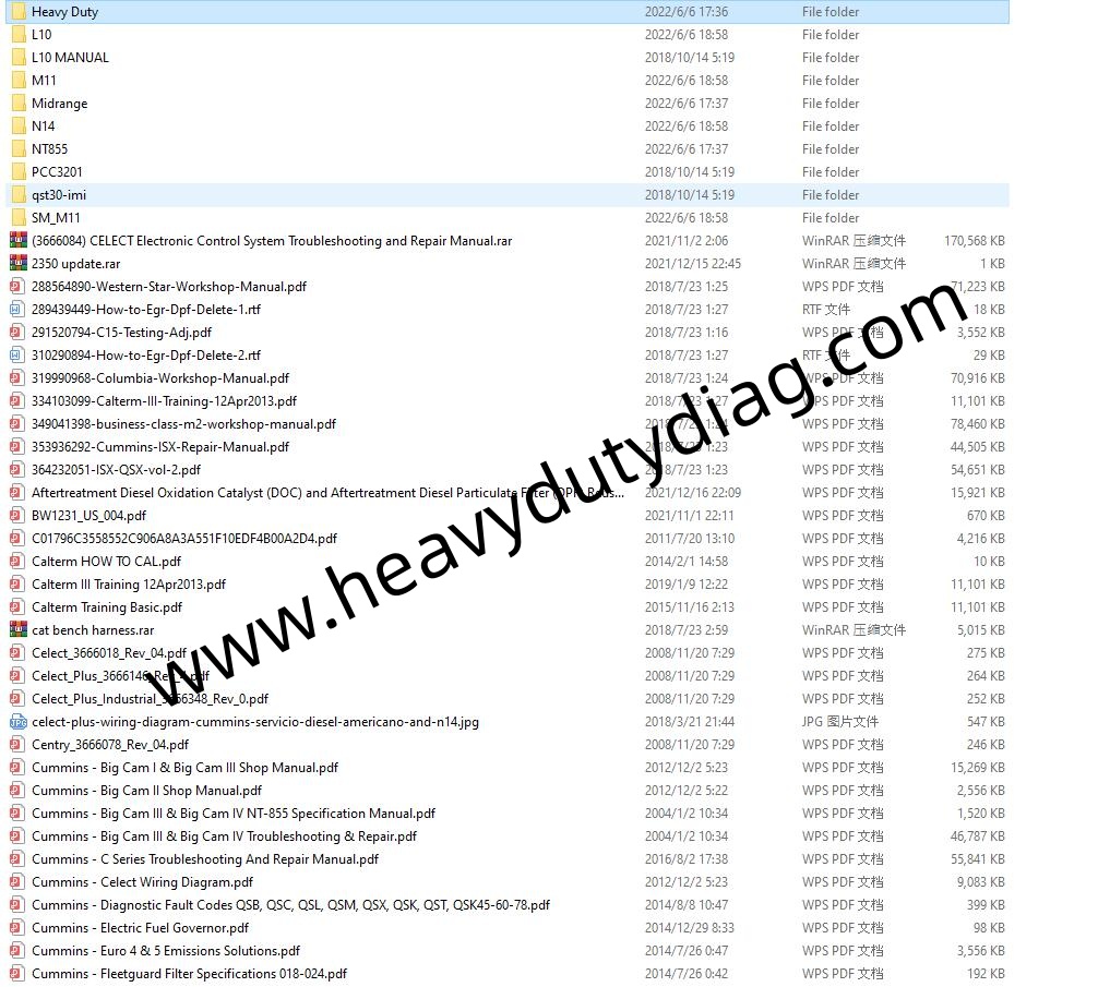 Cummings Workshop Service Repair Manuals+Diagram PDF - Image 3