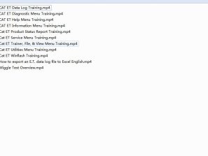 Caterpillar ET Diagnostic Software Beginner Video Guide