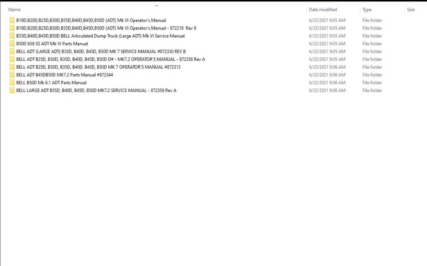 Bell Machinery Workshop Service Manual PDFs Full Set Download - Image 5