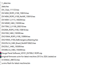 Doosan ECU ECM EPOS Flash Files Collection Download