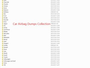 Car Airbag Dumps Collection Files Download