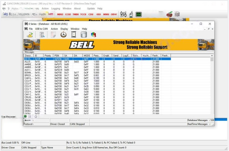 Bell Cancomm 5.07.0 Dealer Heavy Machinery Diagnostic Software Installation Service - Image 3