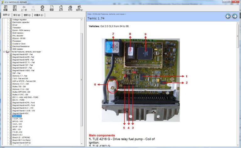 ECU Modules Repair Helper Components & PINOUT - Image 7