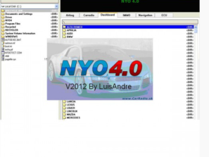 2017 NYO 4.0 Full Car Odometer Radio Airbag Navigator Software