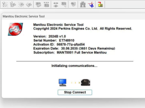 MANITOU EST 2024B Diagnostic Software
