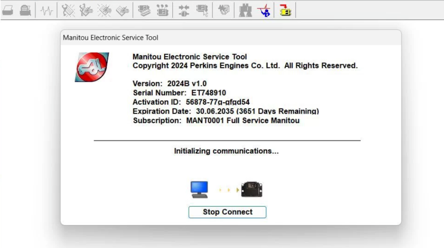 MANITOU EST 2024B Diagnostic Software