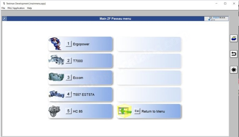ZF Testman Pro 10.5 Transmission Diagnostic Software for ZF Commercial & Off‑Highway Transmissions - Image 4