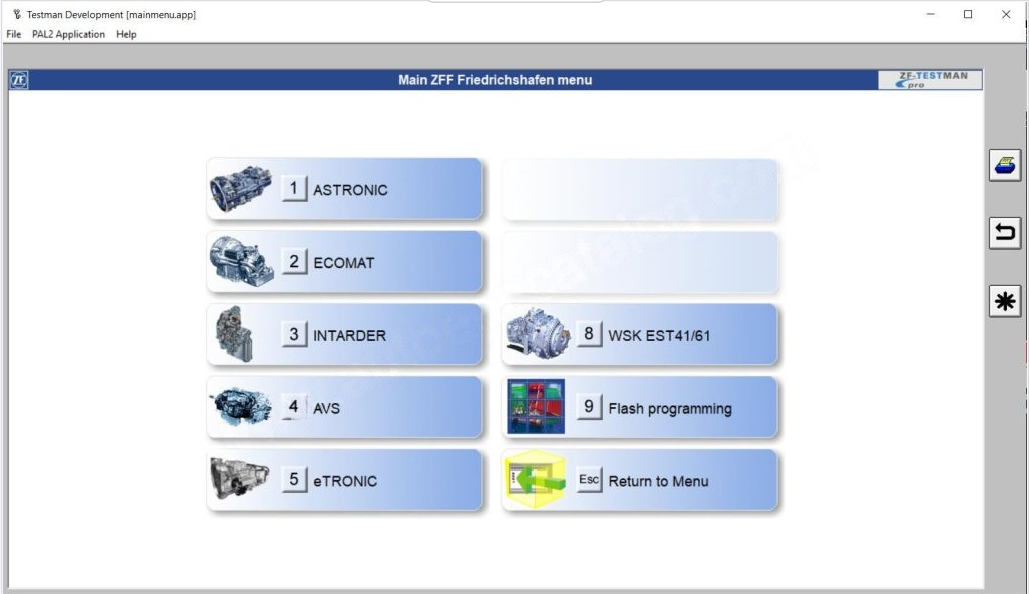 ZF Testman Pro 10.5 Transmission Diagnostic Software for ZF Commercial & Off‑Highway Transmissions - Image 5