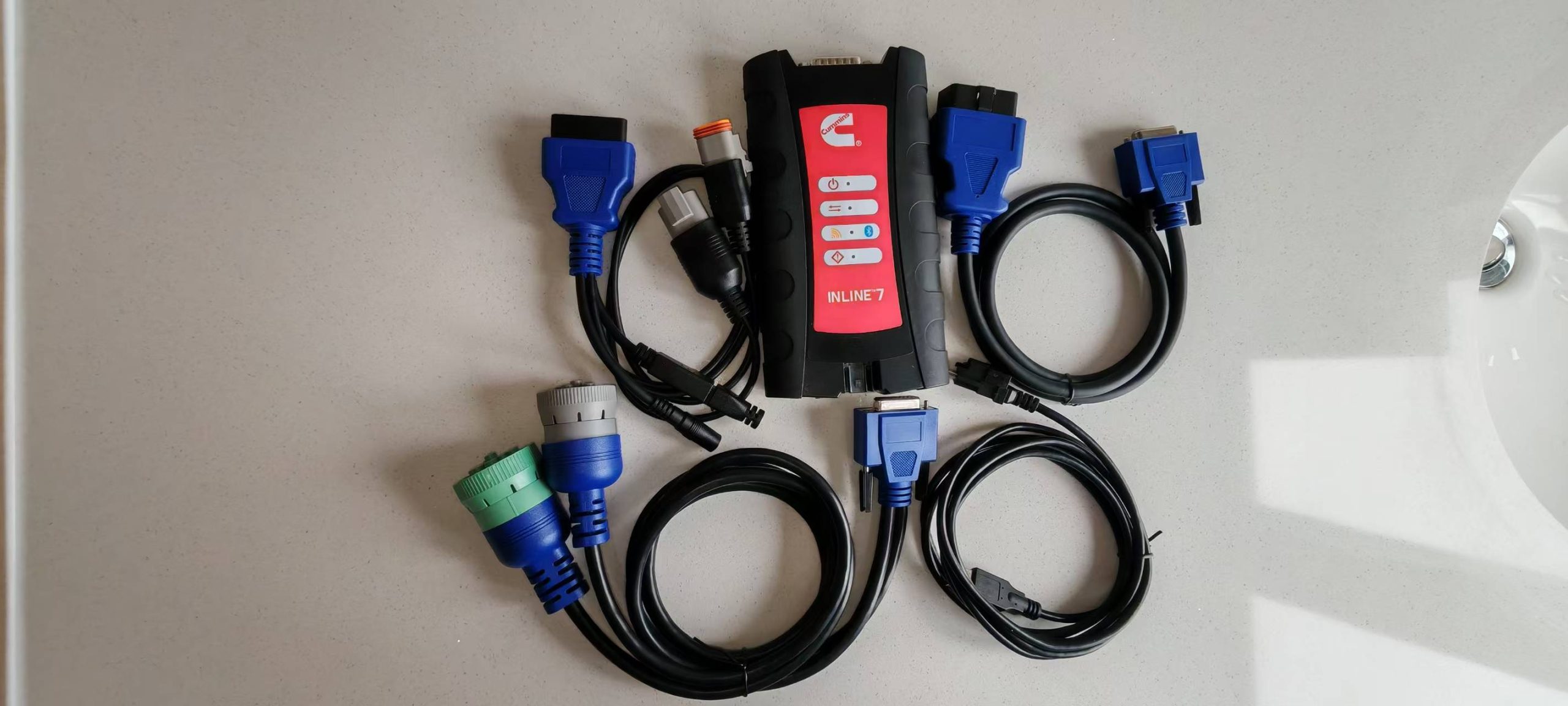 Cummings INLINE 7 Datalink Adapter USB WiFi Bluetooth for INSITE Diagnostics