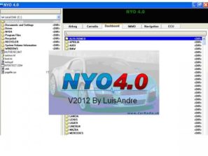 2017 NYO 4.0 Full Car Odometer Radio Airbag Navigator Software