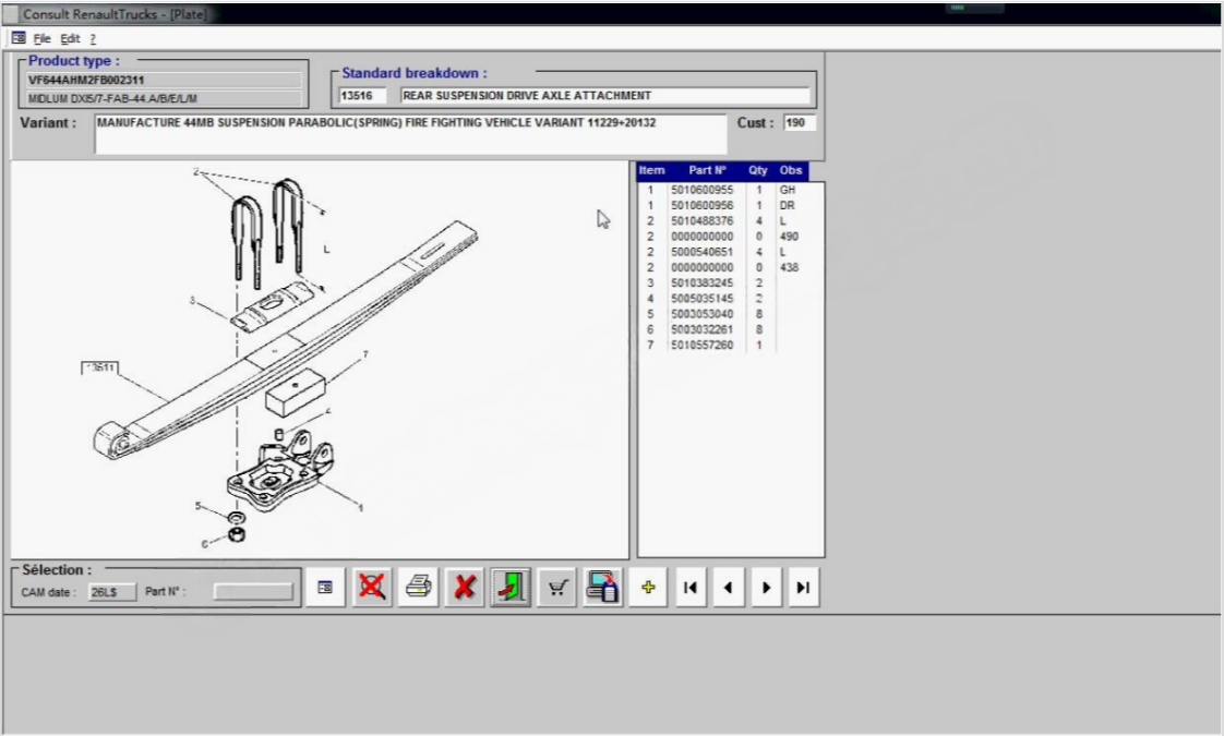 Renault Consult Trucks 10.2019 RVI EPC Electronic Parts Catalog