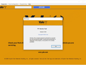Yale PC Service Tool v5.16 v5.5 [2026] Forklift Diagnostic Download & Installation