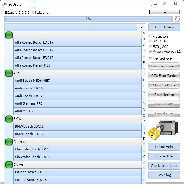 ECUsafe 2.0 DPF FAP EGR AGR Removal & Speed Limiter Delete Software - Image 5