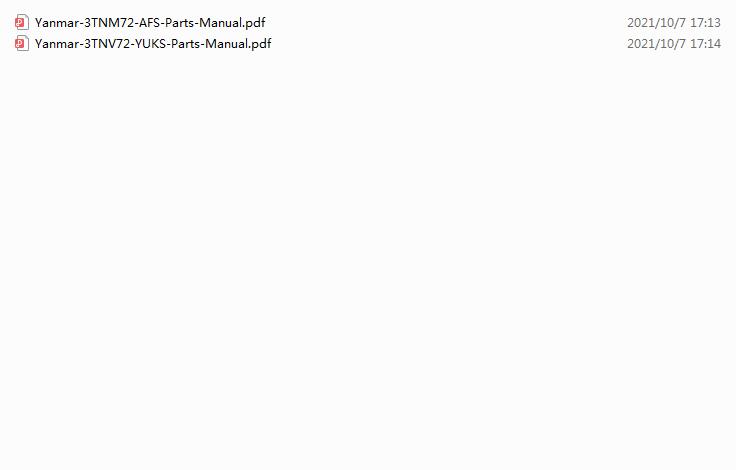 Yanmar Heavy Equipment Engine EPC+Workshop Service Manual 2017 - Image 4