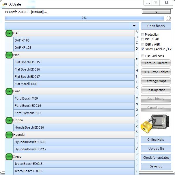 ECUsafe 2.0 DPF FAP EGR AGR Removal & Speed Limiter Delete Software - Image 4