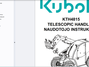 Kubota Construction Machinery PDF Manuals | Operator, Parts Catalog & Workshop Repair Manual