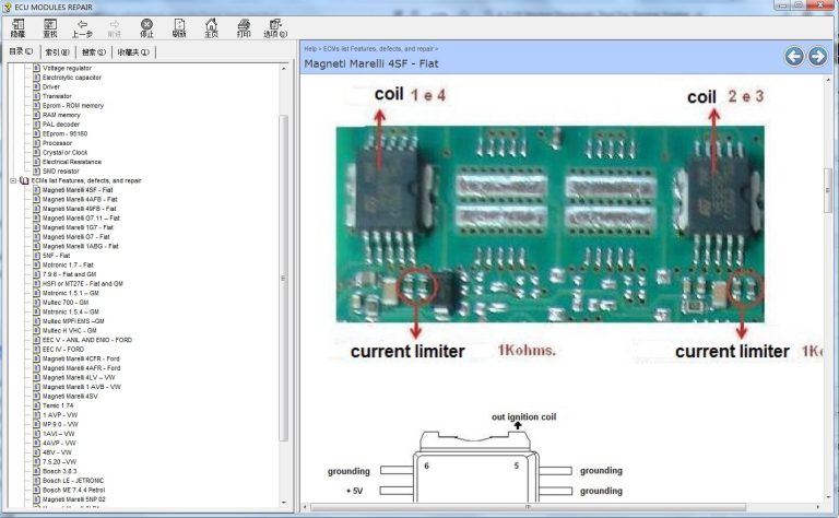 ECU Modules Repair Helper – Components Reference & ECU PINOUT Diagrams - Image 5