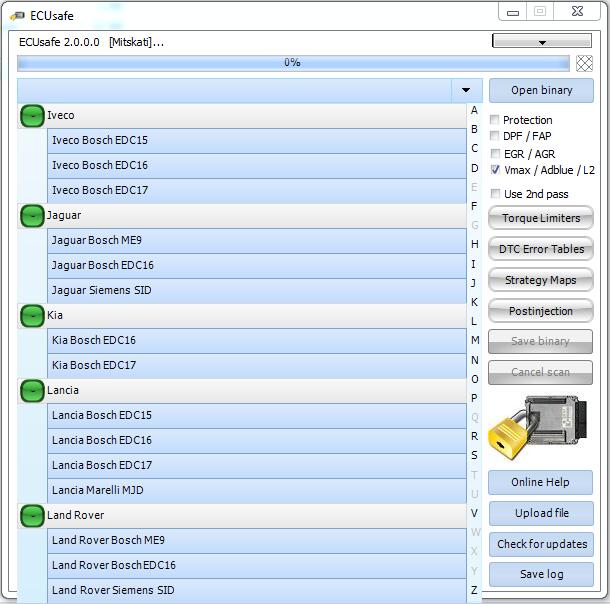 ECUsafe 2.0 DPF FAP EGR AGR Removal & Speed Limiter Delete Software - Image 3