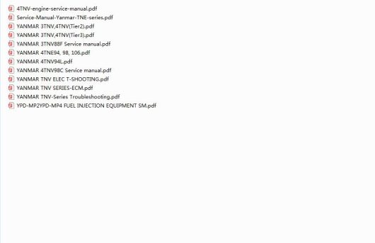 Yanmar Heavy Equipment Engine EPC+Workshop Service Manual 2017 - Image 5