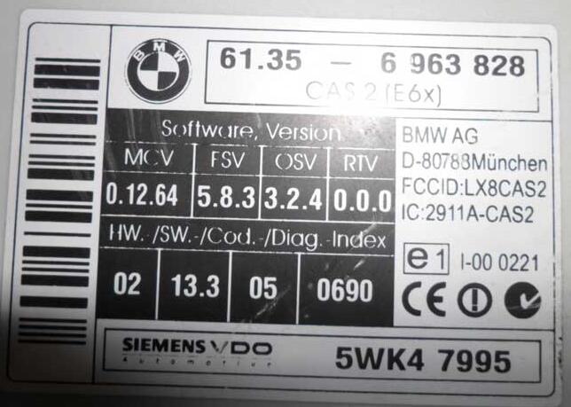 BMW Mini EWS CAS Working EEPROM Dump Data Download - Image 2