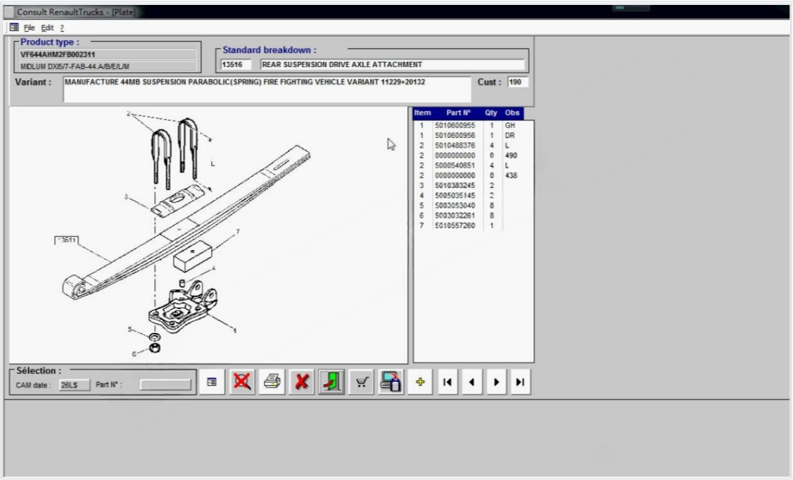 Renault Consult Trucks 10.2019 RVI EPC Electronic Parts Catalog - Image 7