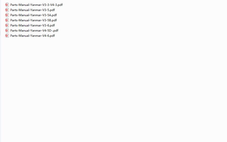 Yanmar Heavy Equipment Engine EPC+Workshop Service Manual 2017 - Image 8
